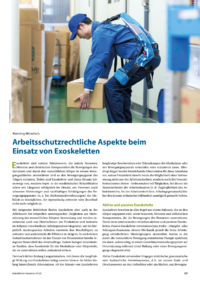 Dokument Arbeitsschutzrechtliche Aspekte beim Einsatz von Exoskeletten