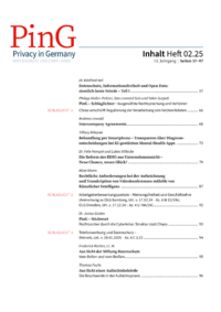 Dokument Inhalt / Impressum