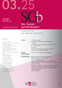Dokument Die Sozialgerichtsbarkeit Ausgabe 03 2025