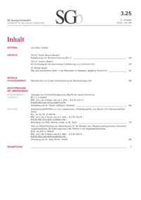 Dokument Inhaltsverzeichnis / Impressum