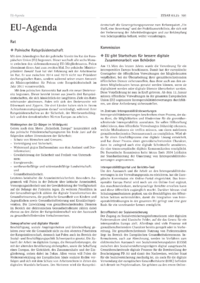 Dokument EU-Agenda
