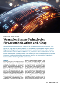 Dokument Wearables: Smarte Technologien für Gesundheit, Arbeit und Alltag