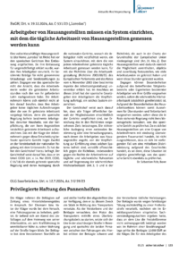 Dokument Aktuelle Rechtsprechung