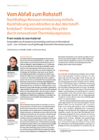 Dokument Vom Abfall zum Rohstoff