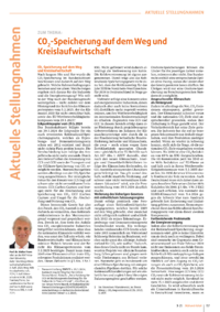 Dokument Aktuelle Stellungnahmen
