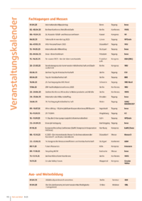 Dokument Veranstaltungskalender