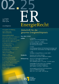 Dokument ER EnergieRecht Ausgabe 02 2025
