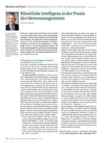 Dokument Künstliche Intelligenz in der Praxis des Ideenmanagements