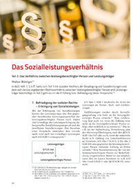 Dokument Das Sozialleistungsverhältnis