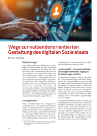 Dokument Wege zur nutzendenorientierten Gestaltung des digitalen Sozialstaats