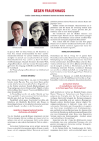 Dokument Gegen Frauenhass