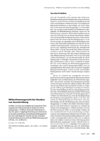 Dokument Mitbestimmungsrecht bei Absehen von Ausschreibung