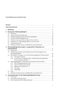 Dokument Inhaltsverzeichnis