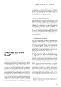 Dokument Aktuelles aus dem Bund