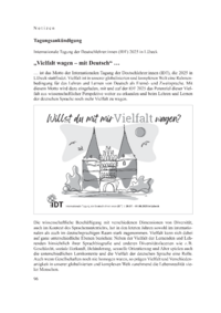 Dokument „Vielfalt wagen – mit Deutsch“ …