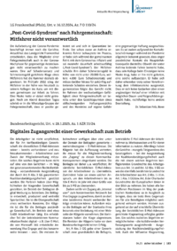 Dokument Aktuelle Rechtsprechung
