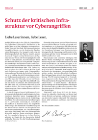 Dokument Schutz der kritischen Infrastruktur vor Cyberangriffen