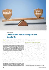 Dokument Unterschiede zwischen Regeln und Standards