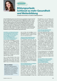 Dokument Bildungsurlaub: Schlüssel zu mehr Gesundheit und Weiterbildung