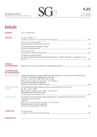 Dokument Inhaltsverzeichnis / Impressum