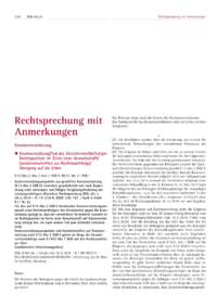 Dokument Kostenerstattung/Tod des Versicherten/Gefestigte Rechtsposition im Sinne einer Anwartschaft/Sondervorschriften zur Rechtsnachfolge/Übergang auf die Erben