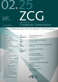 Dokument Zeitschrift für Corporate Governance Ausgabe 02 2025