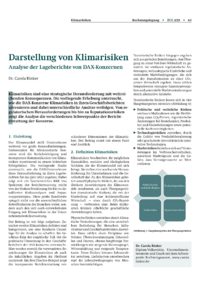 Dokument Darstellung von Klimarisiken