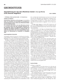 Dokument Steuerbefreiung für eine dem öffentlichen Verkehr i. S. d. § 4 Nr. 3a GrStG dienende Wegefläche