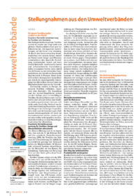 Dokument Stellungnahmen aus den Umweltverbänden