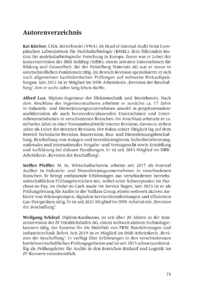 Dokument Autorenverzeichnis