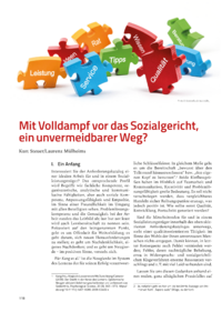 Dokument Mit Volldampf vor das Sozialgericht, ein unvermeidbarer Weg?