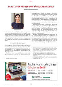 Dokument Schutz von Frauen vor häuslicher Gewalt