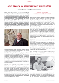 Dokument Acht Fragen an Rechtsanwalt Mirko Röder