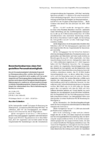Dokument Bewerberkonkurrenz eines freigestellten Personalratsmitglieds