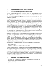 Dokument Allgemeine ärztliche Berufspflichten