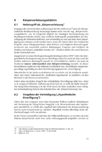 Dokument Körperverletzungsdoktrin