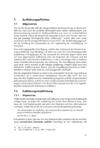 Dokument Aufklärungspflichten