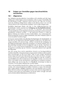 Dokument Folgen von Verstößen gegen berufsrechtliche Vorschriften