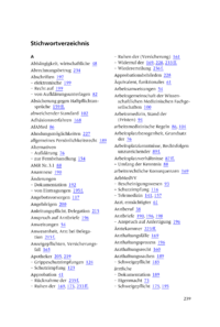 Dokument Stichwortverzeichnis