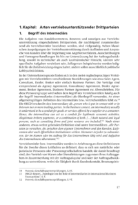 Dokument Arten vertriebsunterstützender Drittparteien