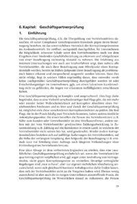 Dokument Geschäftspartnerprüfung