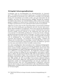 Dokument Schulungsmaßnahmen