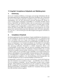 Dokument Compliance Helpdesk und Meldesystem