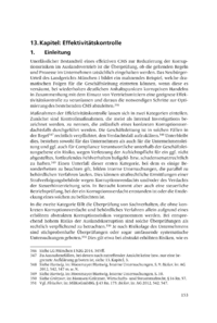 Dokument Effektivitätskontrolle