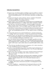 Dokument Literaturverzeichnis
