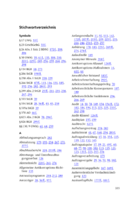 Dokument Stichwortverzeichnis
