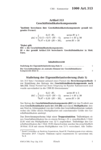 Dokument Artikel 313 Geschäftsindikatorkomponente
