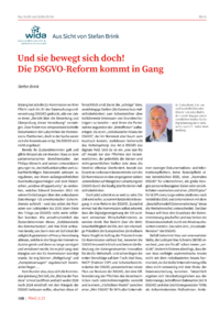 Dokument Und sie bewegt sich doch! Die DSGVO-Reform kommt in Gang