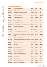 Dokument Veranstaltungskalender