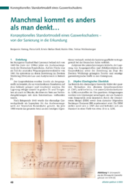 Dokument Konzeptionelles Standortmodell eines Gaswerkschadens – von der Sanierung in die Erkundung